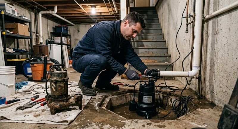 Basement Drainage Installation in Montgomery, AL