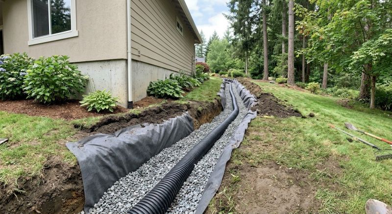 Sidewalk Drainage Installation in Birmingham, AL